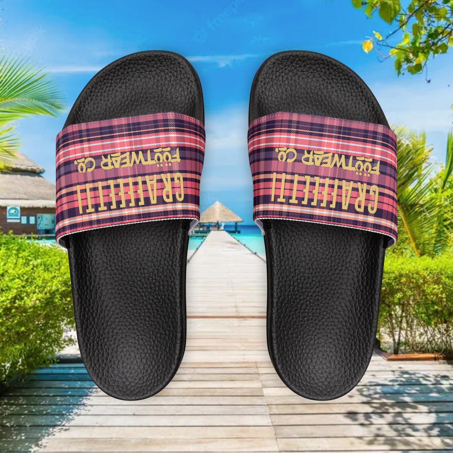 Unisex Flip Flop, Sandal Slides made by Graffeetti Footwear Co.