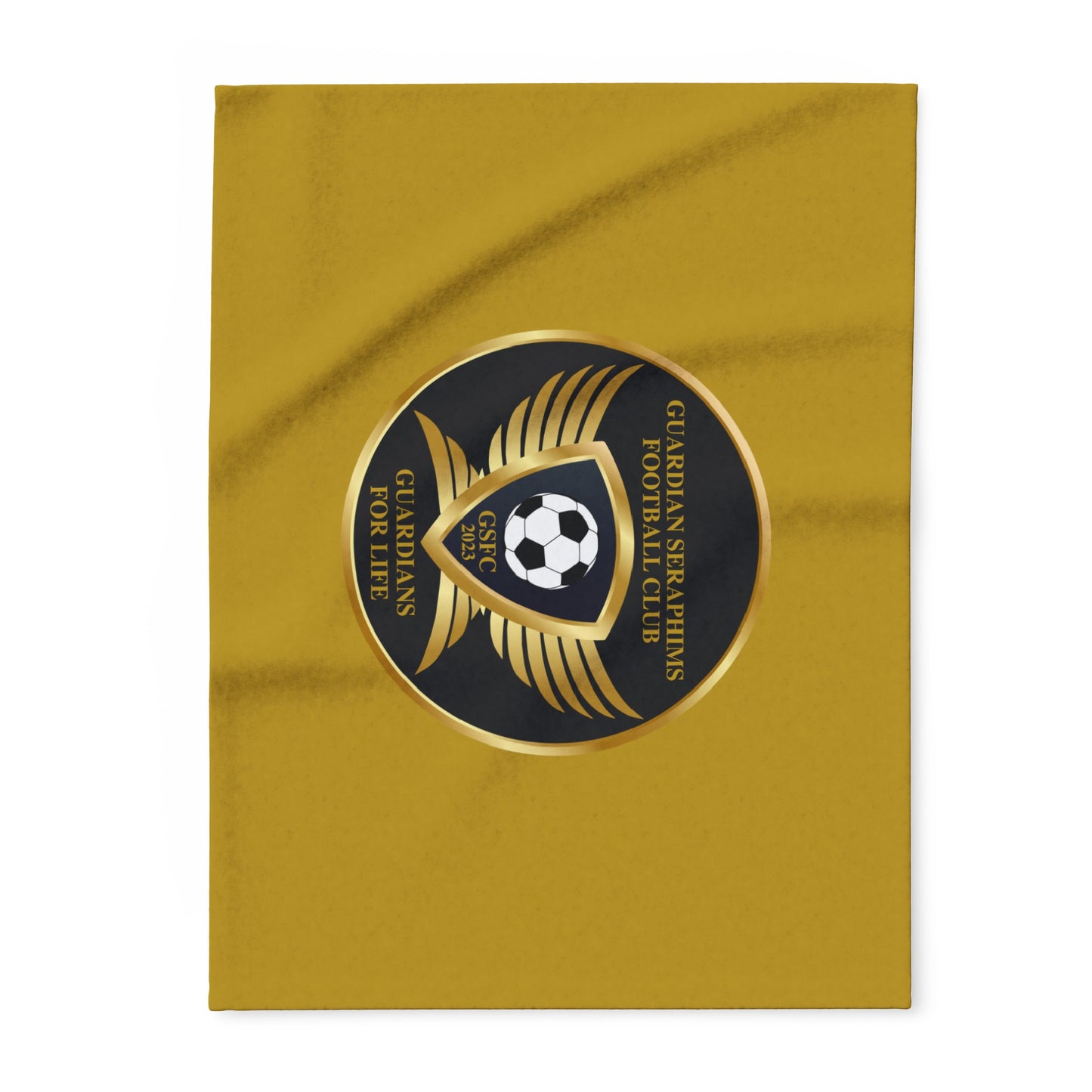 Arctic Fleece Blanket 3 Sizes, Guardian Seraphims FC Stadium Blankets, made for Graffeetti Footwear Co.