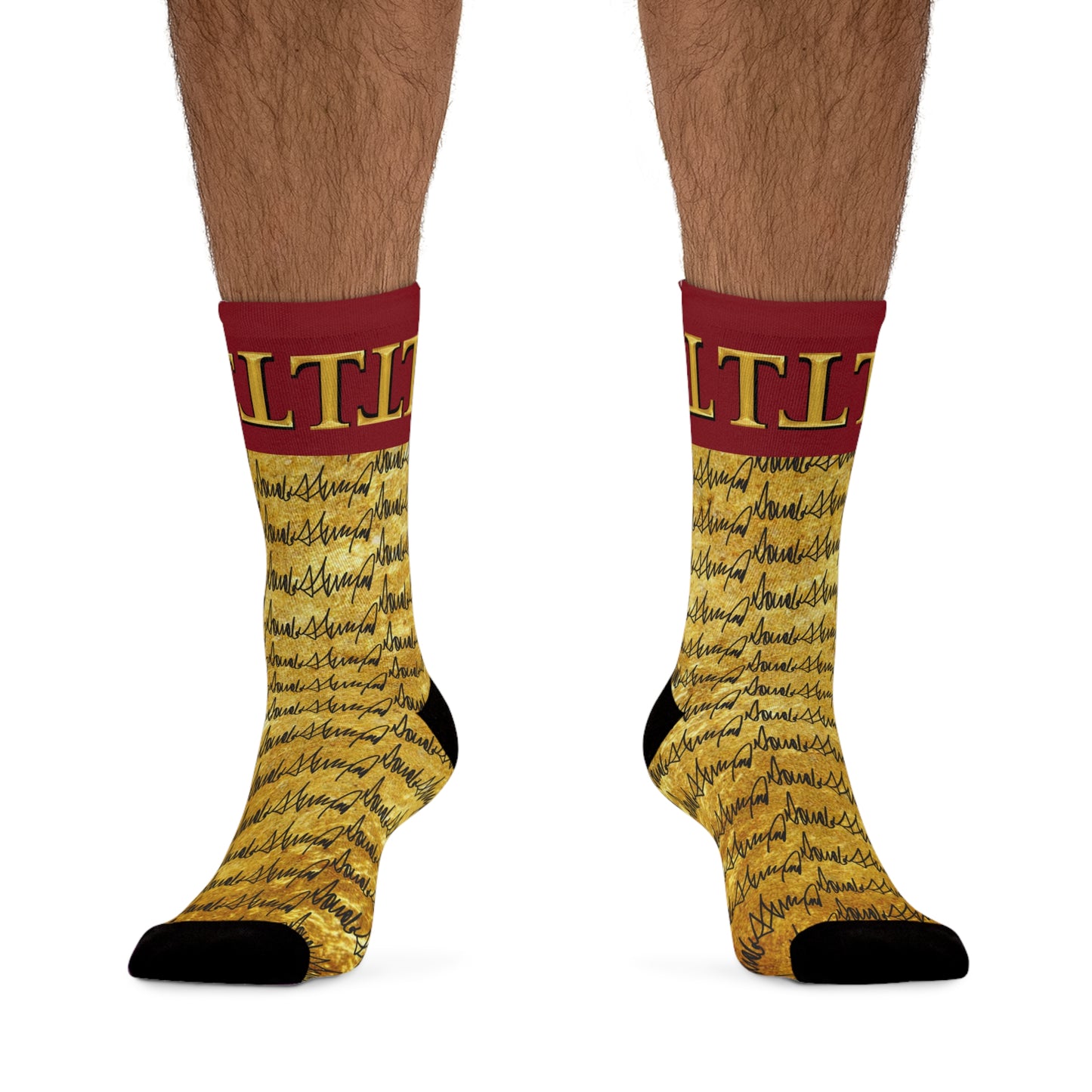 Socks, Poly Blend Sport Socks, Graffeetti FööTwear Universal Size, Unisex, Donald J Trump Collection