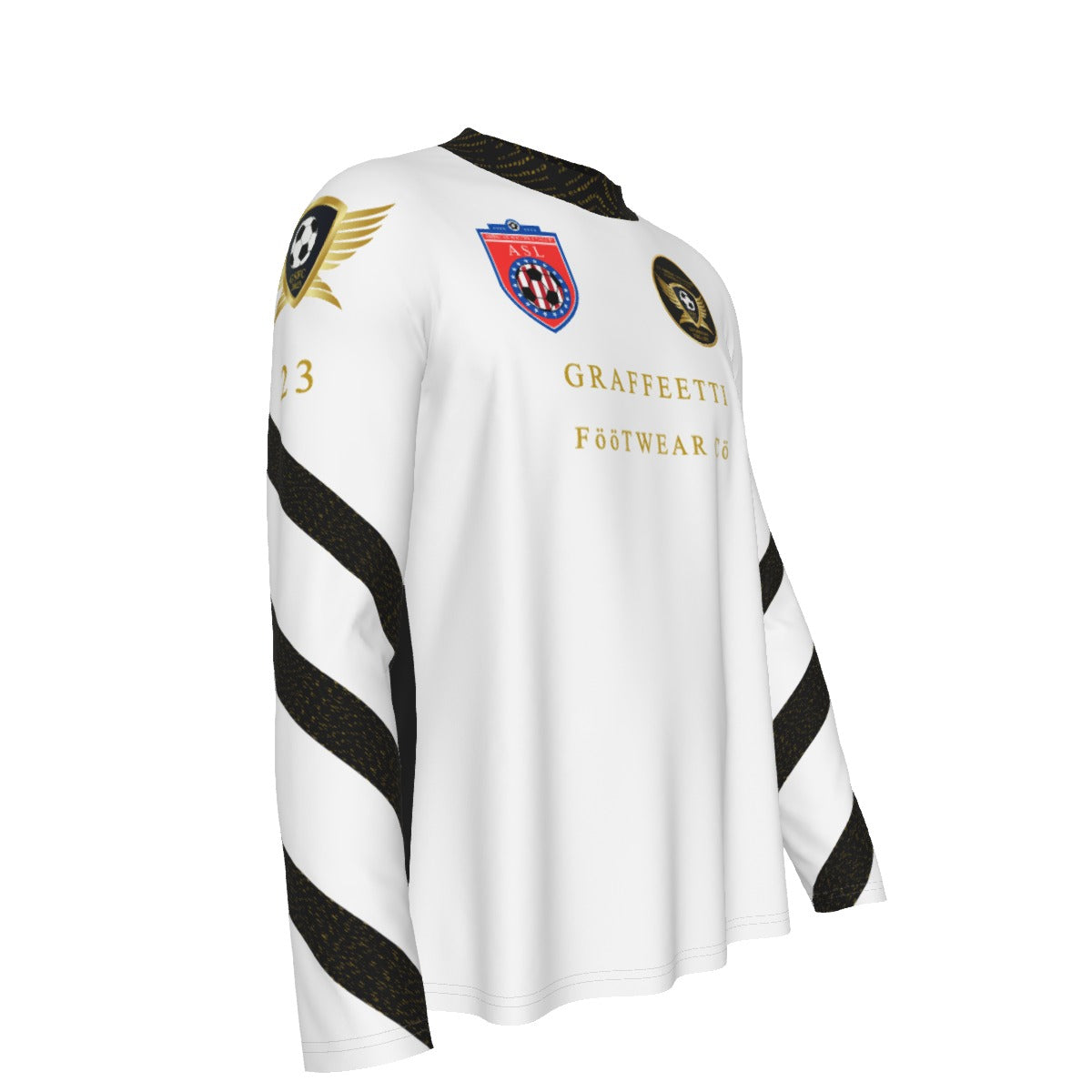 Long Sleeve Tight Surf Goalie Jersey, Guardian Seraphims FC by Graffeetti Footwear Co