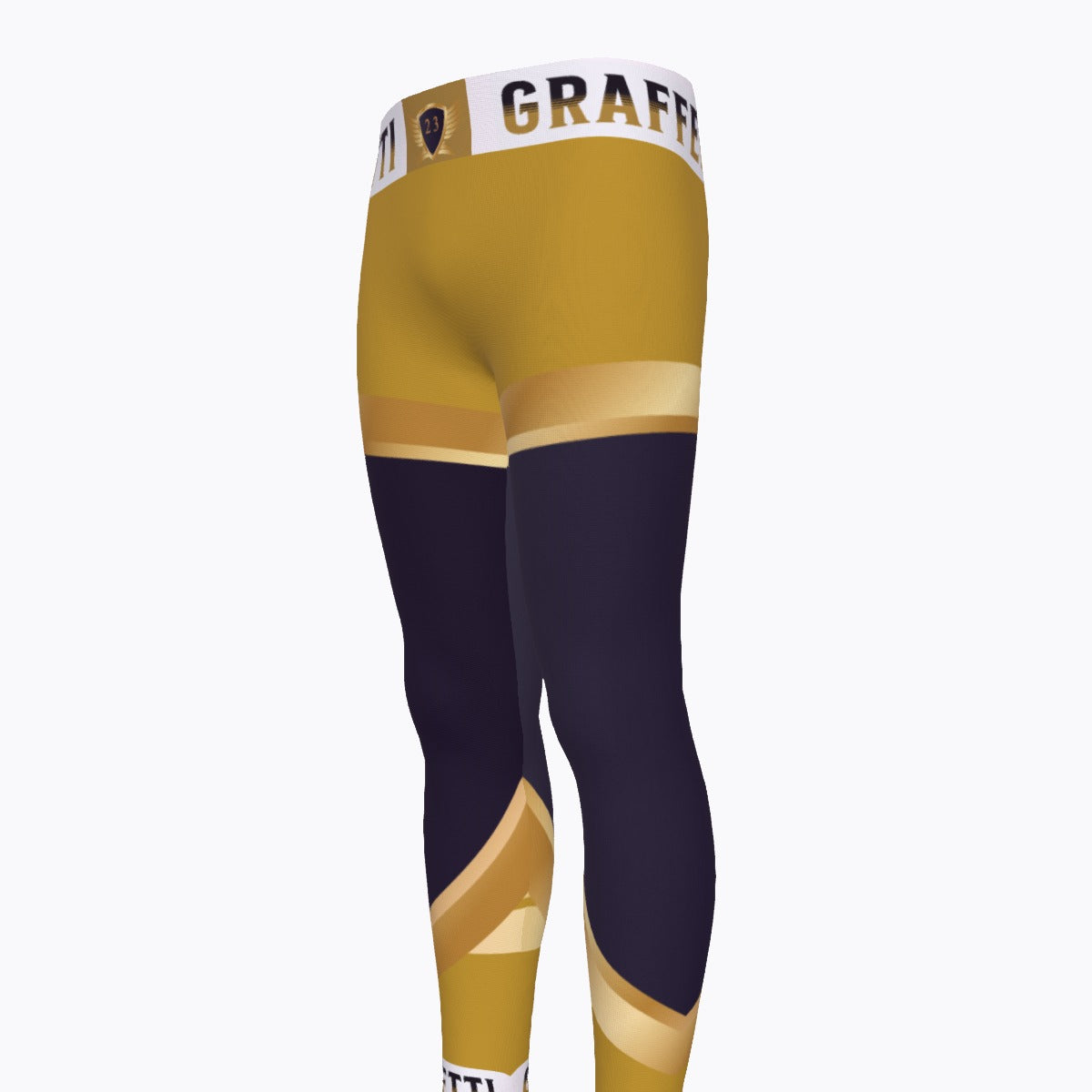 Men's leggings, Goalie Pants for Guardian Seraphims FC, made by Graffeetti Footwear Co.