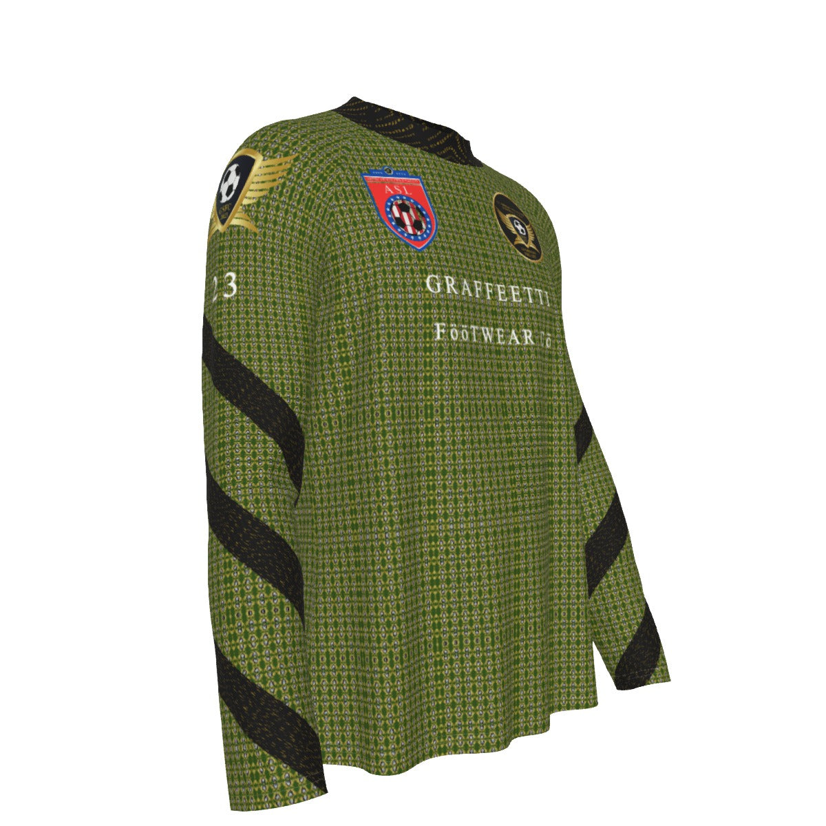 Long Sleeve Tight Surf Goalie Jersey, Guardian Seraphims FC by Graffeetti Footwear Co.