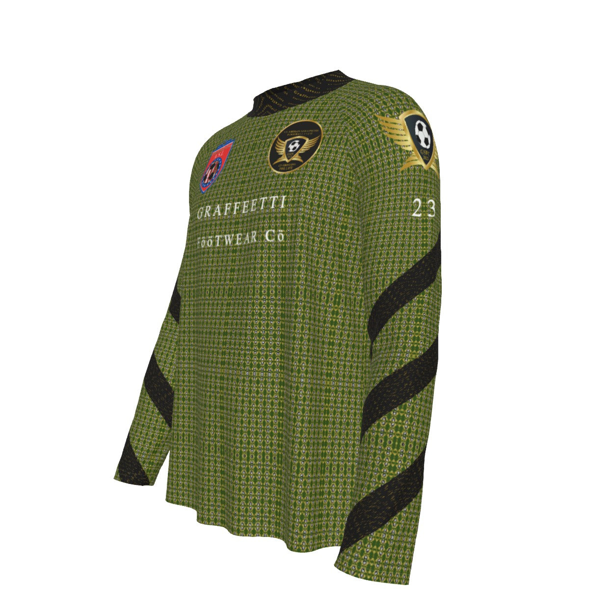 Long Sleeve Tight Surf Goalie Jersey, Guardian Seraphims FC by Graffeetti Footwear Co.