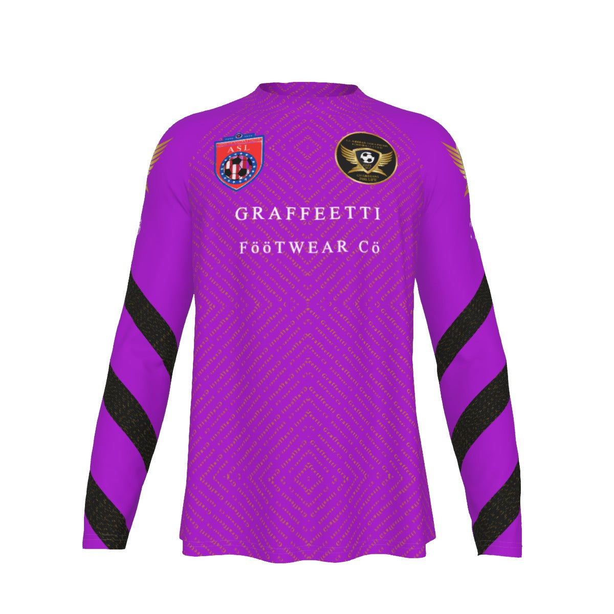 Long Sleeve Tight Surf Goalie Jersey, Guardian Seraphims by Graffeetti Footwear Co