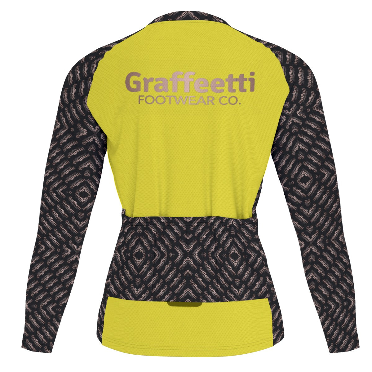 Raglan Men's Cycling Jersey With Long Sleeve, Graffeetti Footwear