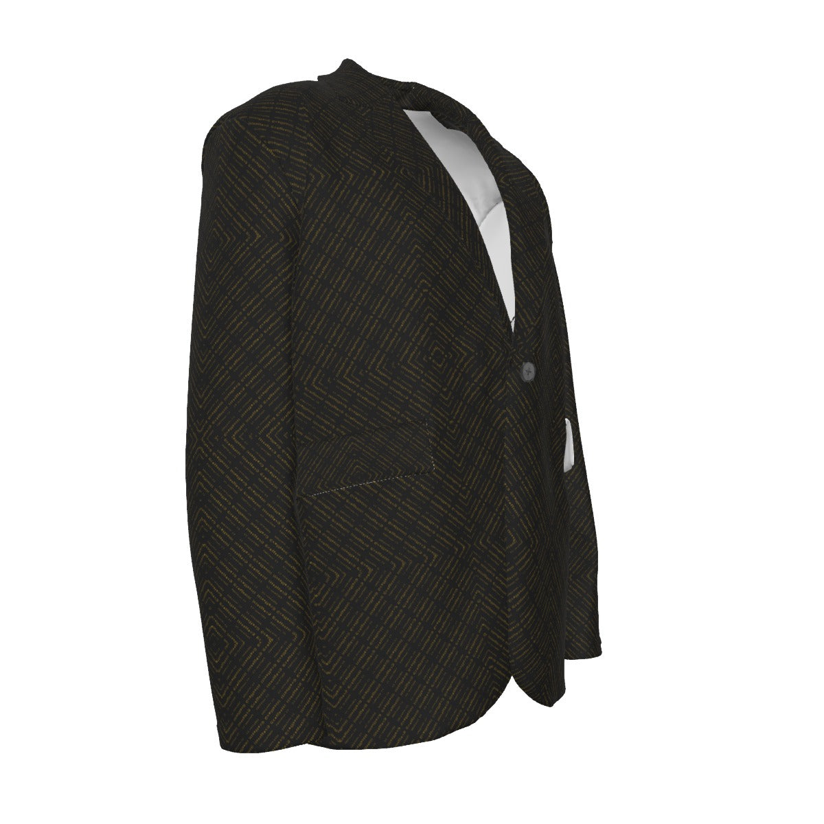 Men's Casual Blazer, Flat Lapel Collar, 100% Cotton Sports Jacket, Graffeetti Footwear Co., Limited Edition