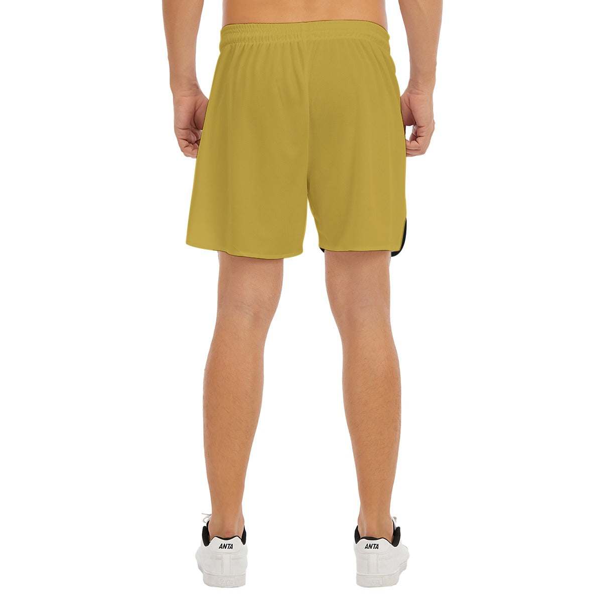 Running Shorts, Side Split, Men's Mesh Shorts, Guardian Seraphims FC, made by Graffeetti Footwear Co.