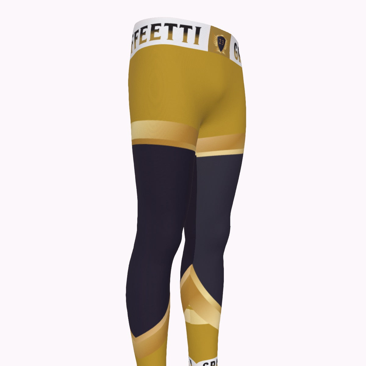 Men's leggings, Goalie Pants for Guardian Seraphims FC, made by Graffeetti Footwear Co.