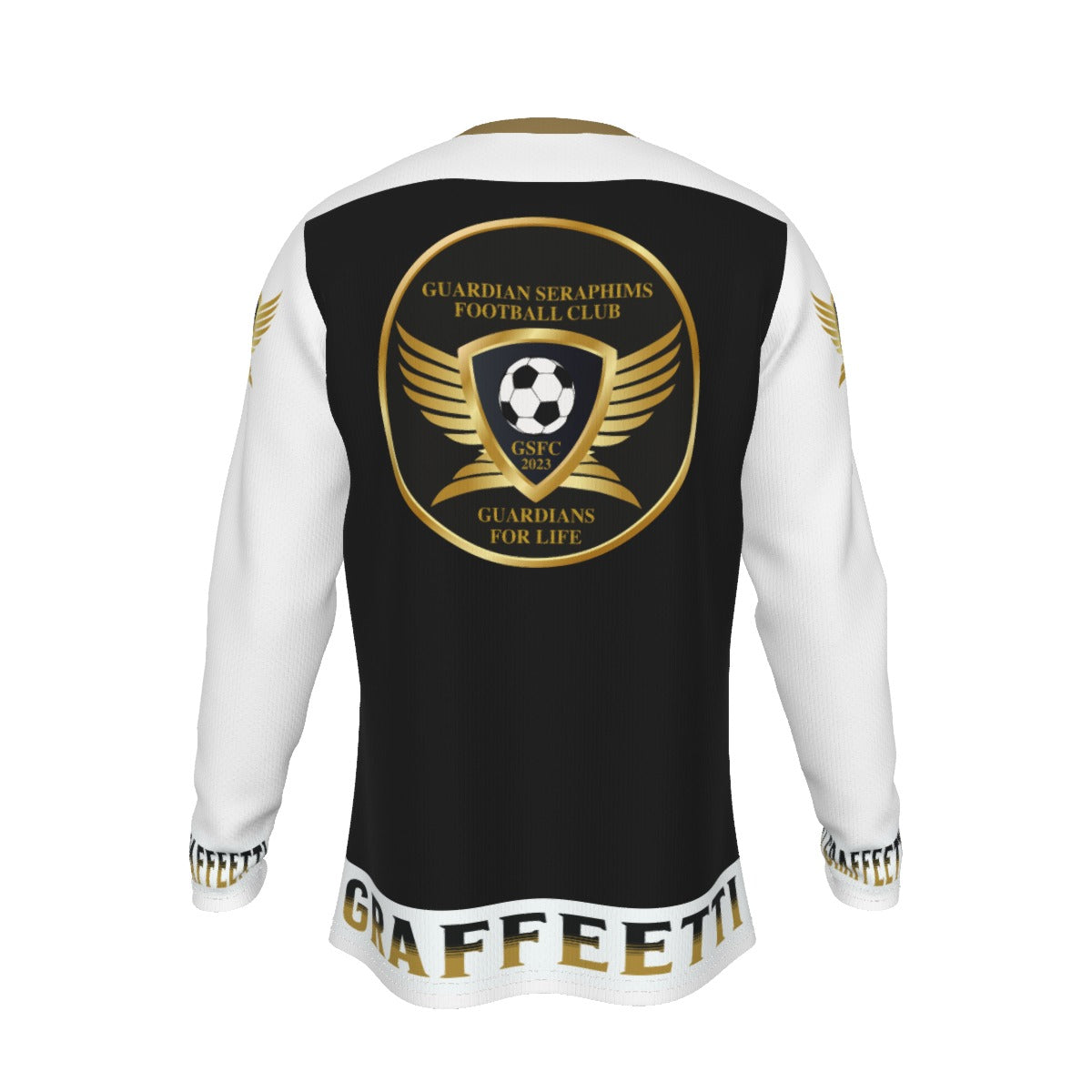 Long Sleeve T-Shirt, Goalie Shirt, Guardian Seraphims FC Made by Graffeetti Footwear Co.