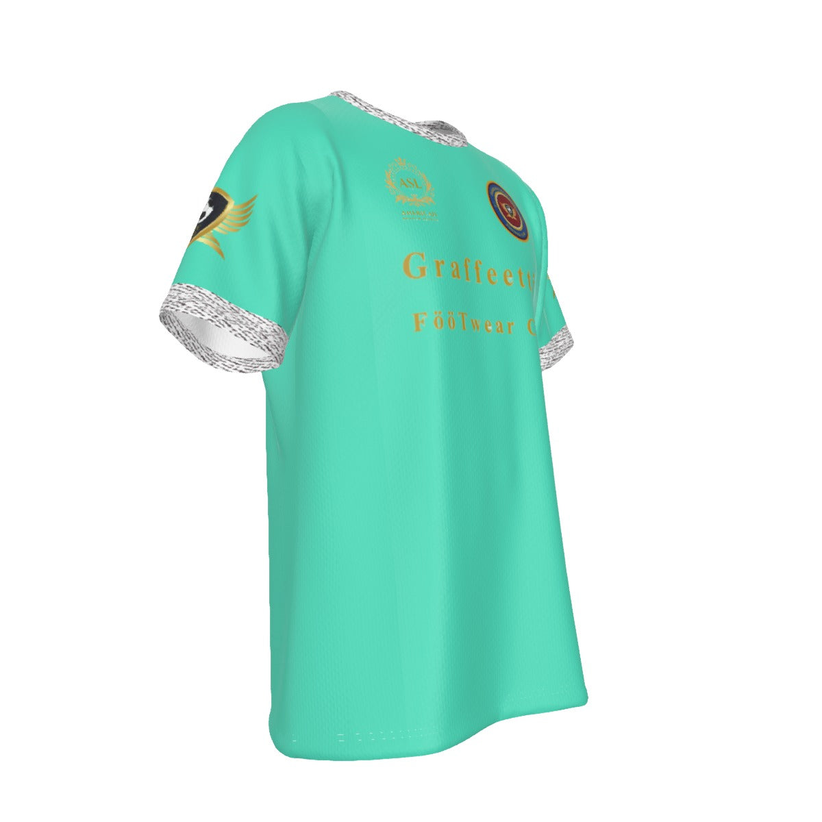 Men's T-shirt Microfiber, Activewear Sport Jersey, Guardian Seraphims FC, by Graffeetti Footwear Co.