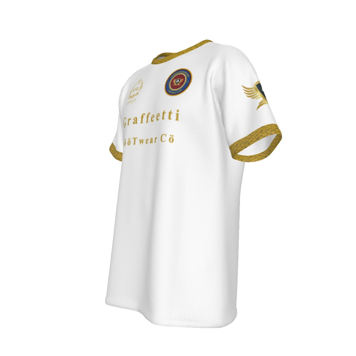 Men's T-shirt Microfiber, Activewear Sport Jersey, Guardian Seraphims FC, by Graffeetti Footwear Co