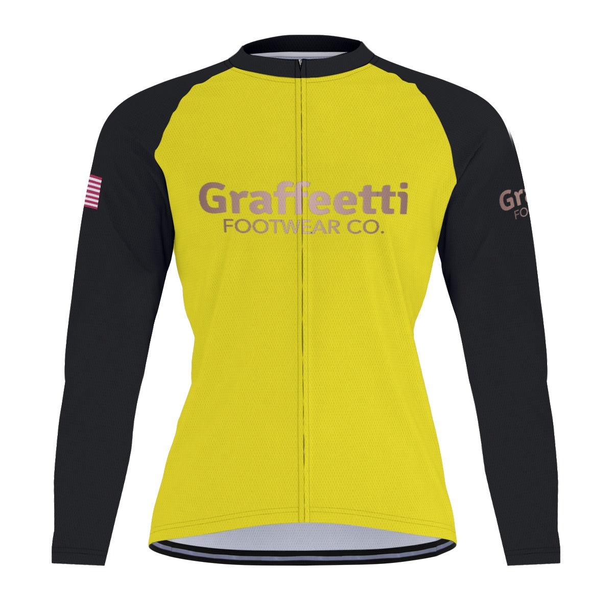 Raglan Men's Cycling Jersey With Long Sleeve, Graffeetti Footwear