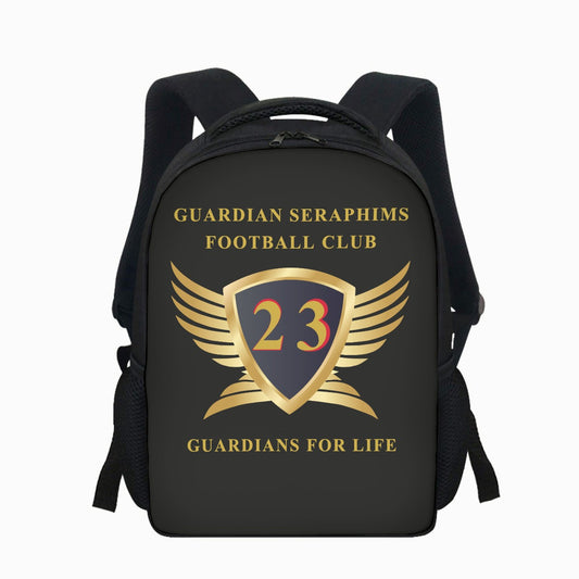 Student Backpack, Computer Bags. Guardian Seraphims FC, Made for Graffeetti Footwear Co.