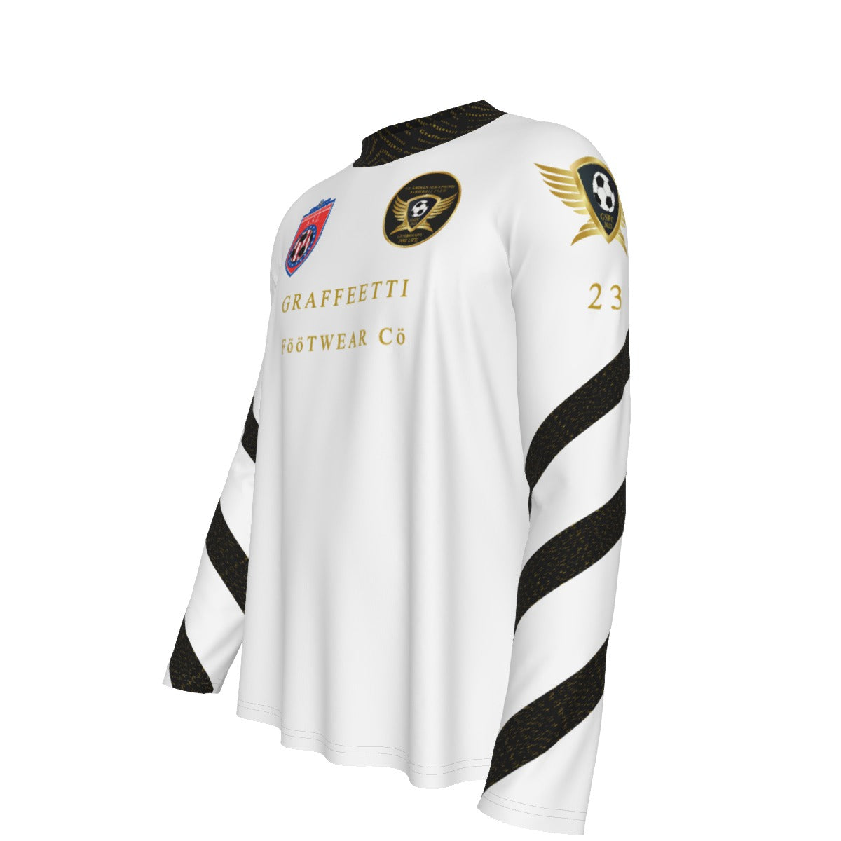 Long Sleeve Tight Surf Goalie Jersey, Guardian Seraphims by Graffeetti Footwear Co.