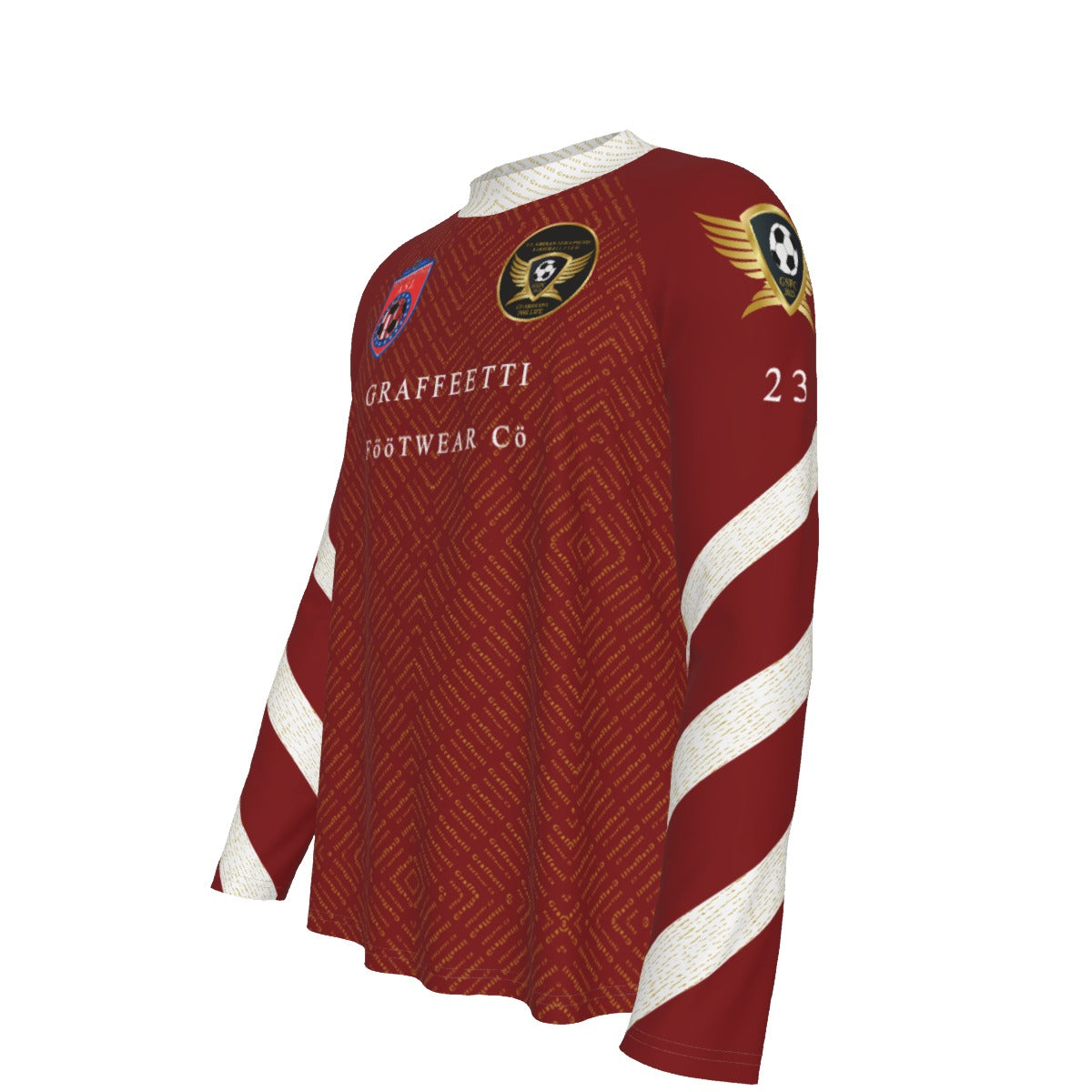 Long Sleeve Tight Surf Goalie Jersey, Guardian Seraphims by Graffeetti Footwear Co.