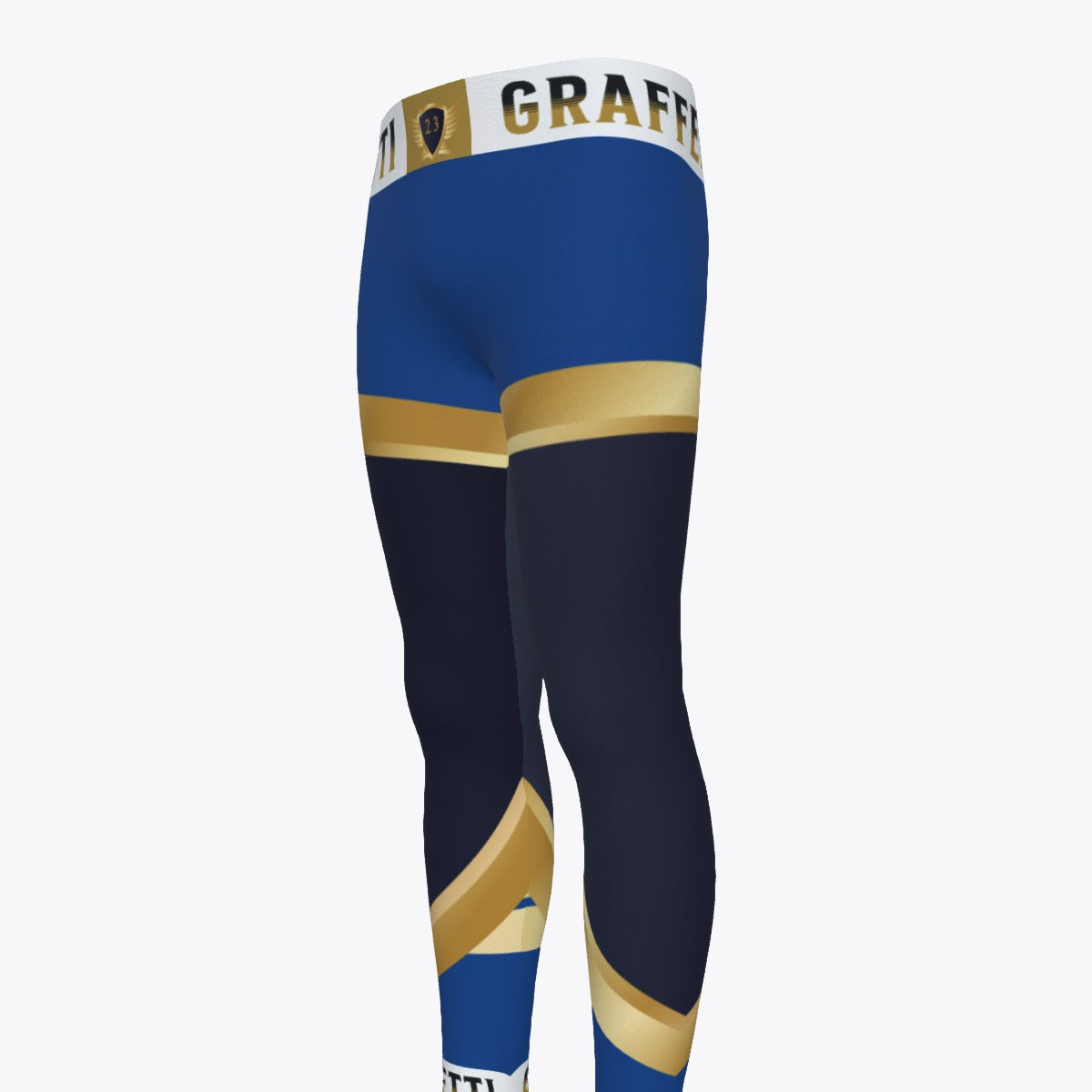 Men's leggings, Goalie Pants for Guardian Seraphims FC, made by Graffeetti Footwear Co.