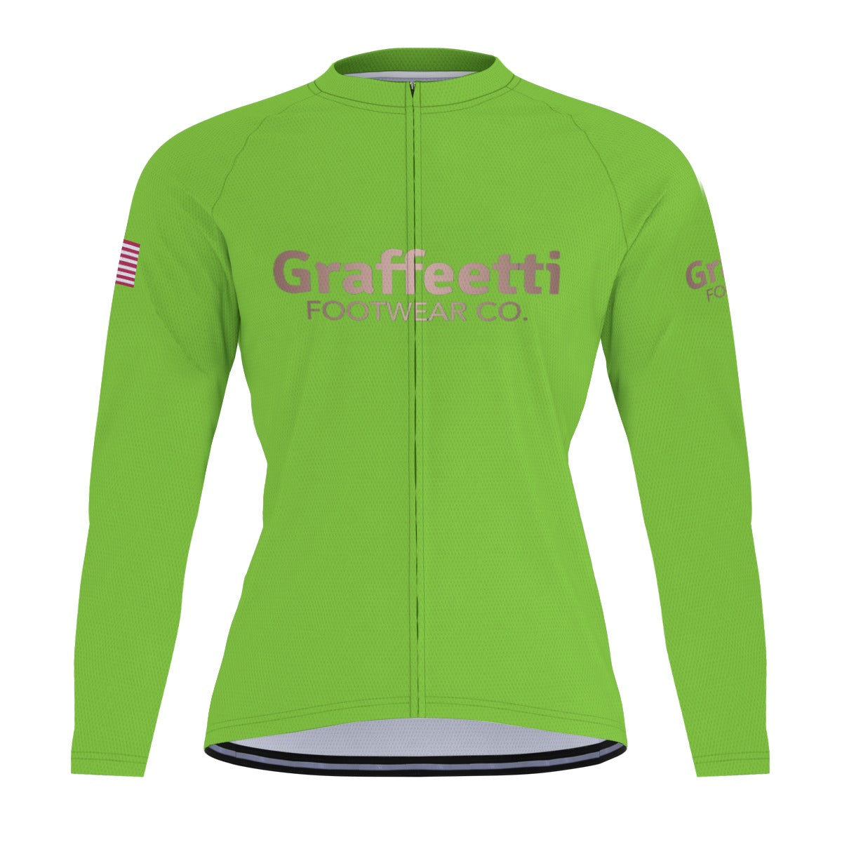 Raglan Men's Cycling Jersey With Long Sleeve, Graffeetti Footwear