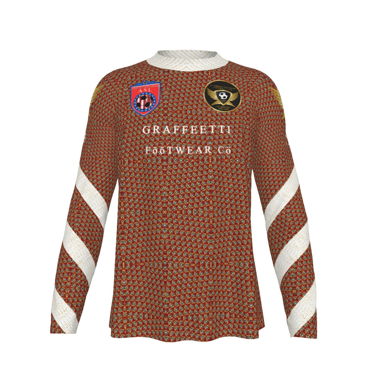 Long Sleeve Tight Surf Goalie Jersey, Guardian Seraphims FC by Graffeetti Footwear Co