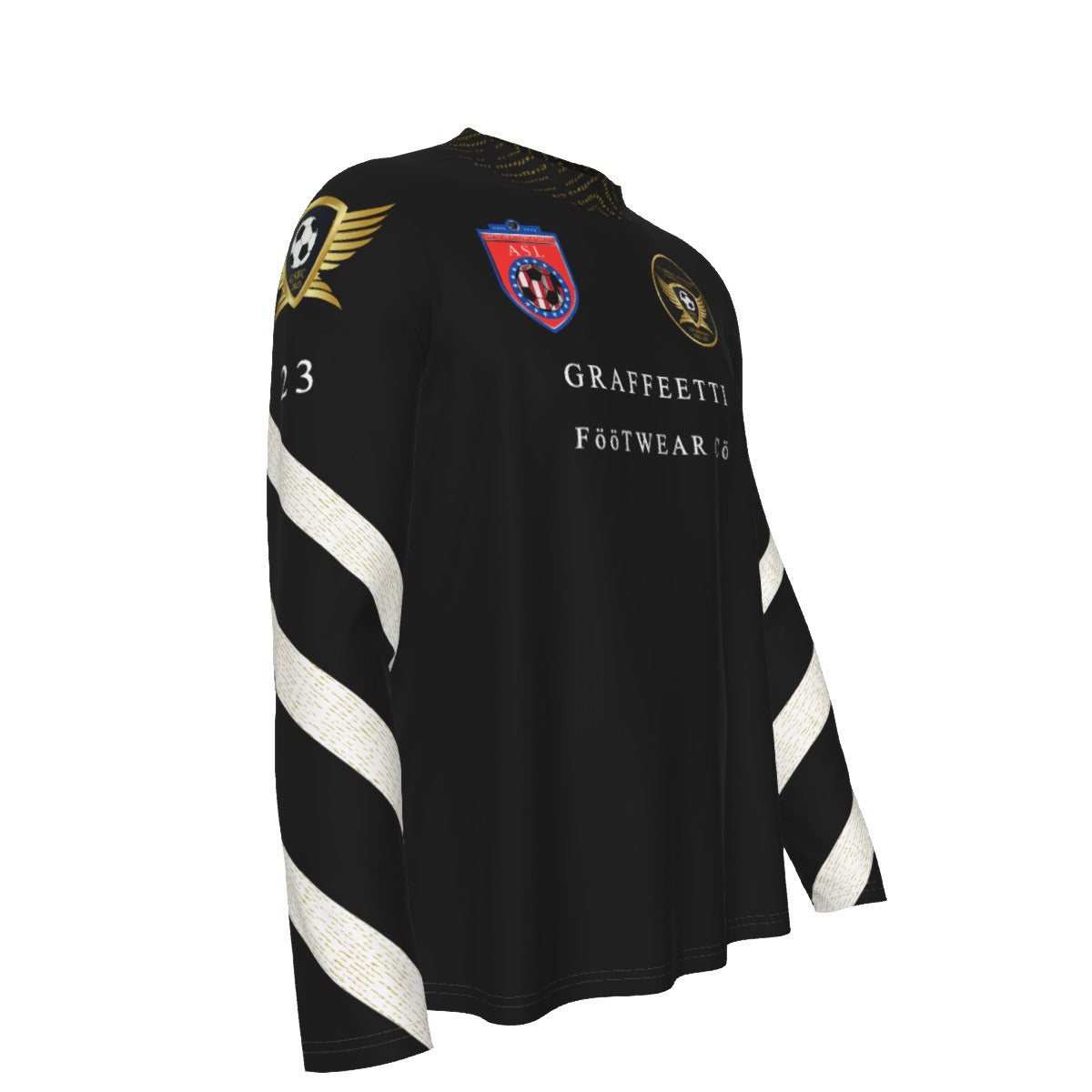 Long Sleeve Tight Surf Goalie Jersey, Guardian Seraphims FC by Graffeetti Footwear Co