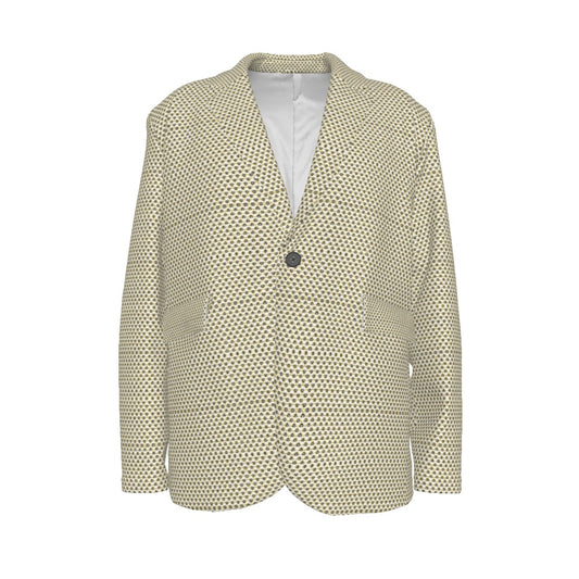 Men's Casual Blazer, Flat Lapel Collar, 100% Cotton Sports Jacket, Graffeetti Footwear Co., Limited Edition