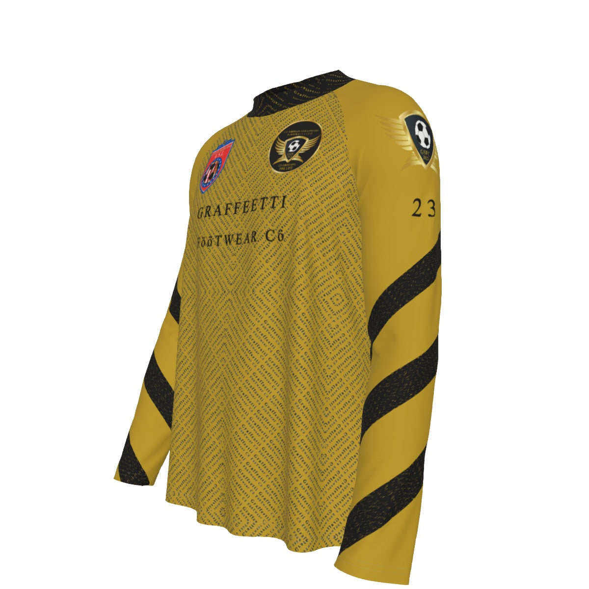 Long Sleeve Tight Surf Goalie Jersey, Guardian Seraphims by Graffeetti Footwear Co.