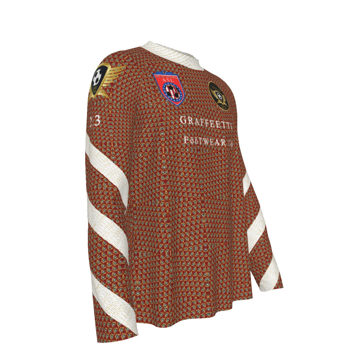 Long Sleeve Tight Surf Goalie Jersey, Guardian Seraphims FC by Graffeetti Footwear Co