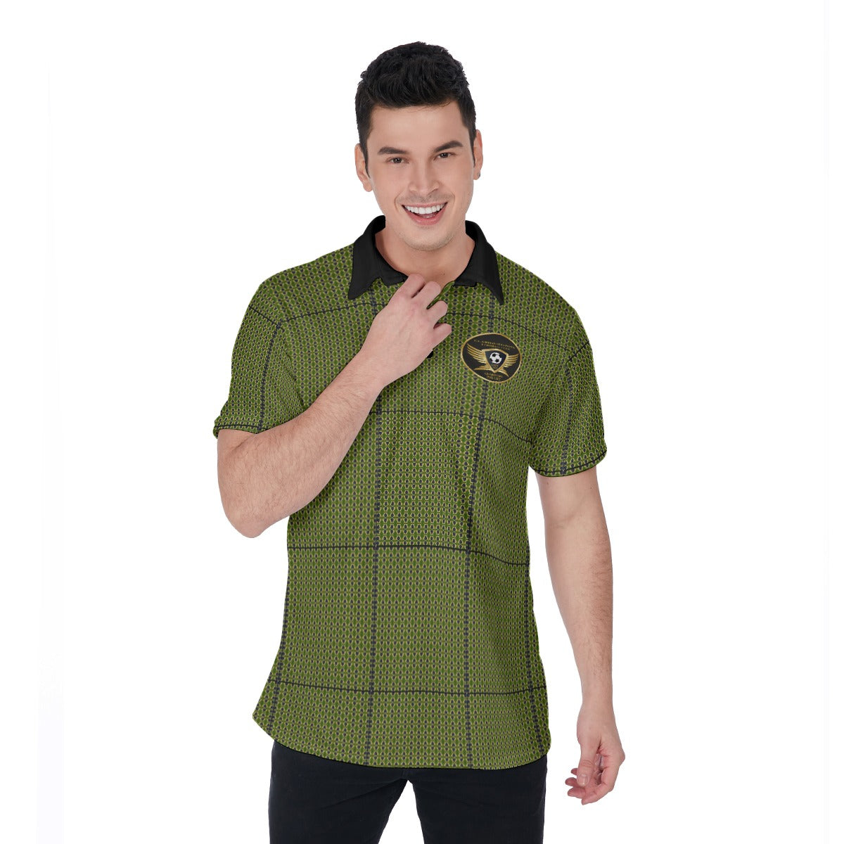 Men's Polo Shirt, Guardian Seraphims Team Shirt, Made by Graffeetti Footwear Co