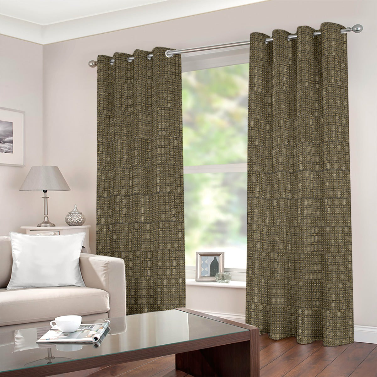 Grommet Curtains (Small Size) Made for Guardian Seraphims by Graffeetti Footwear Co.