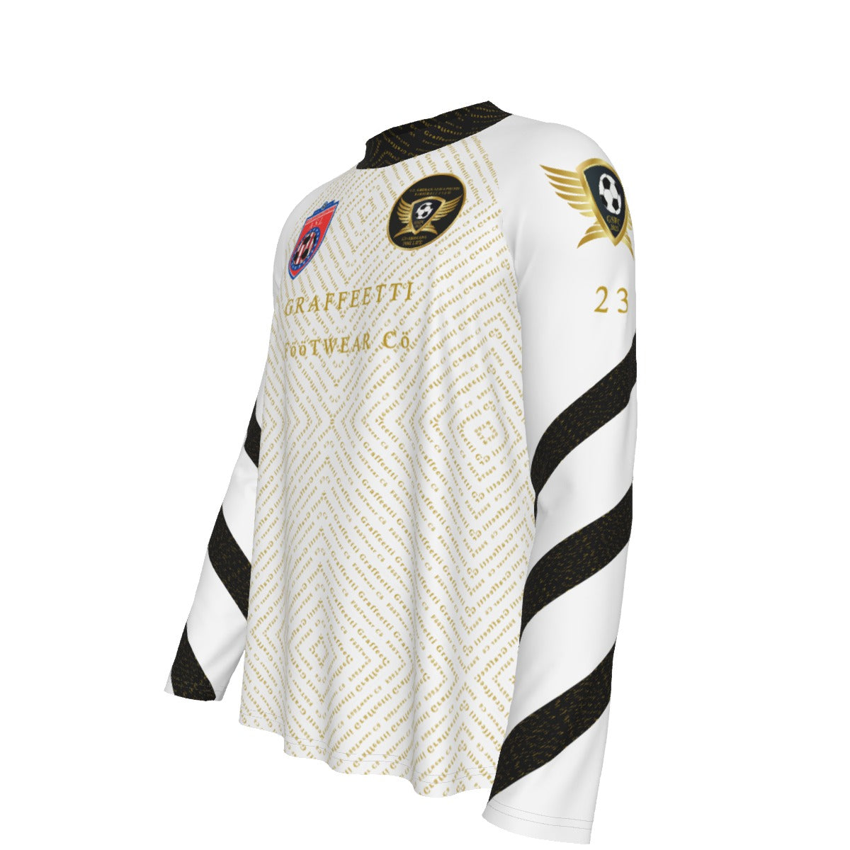 Long Sleeve Tight Surf Goalie Jersey, Guardian Seraphims by Graffeetti Footwear Co