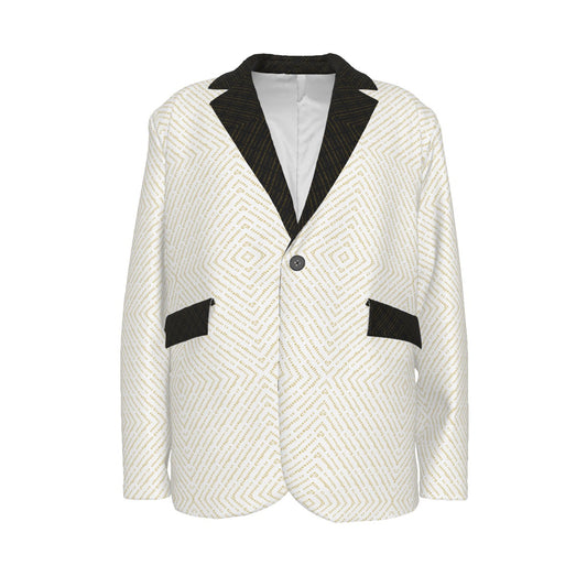 Men's Casual Blazer, Flat Lapel Collar, 100% Cotton Sports Jacket, Graffeetti Footwear Co., Limited Edition