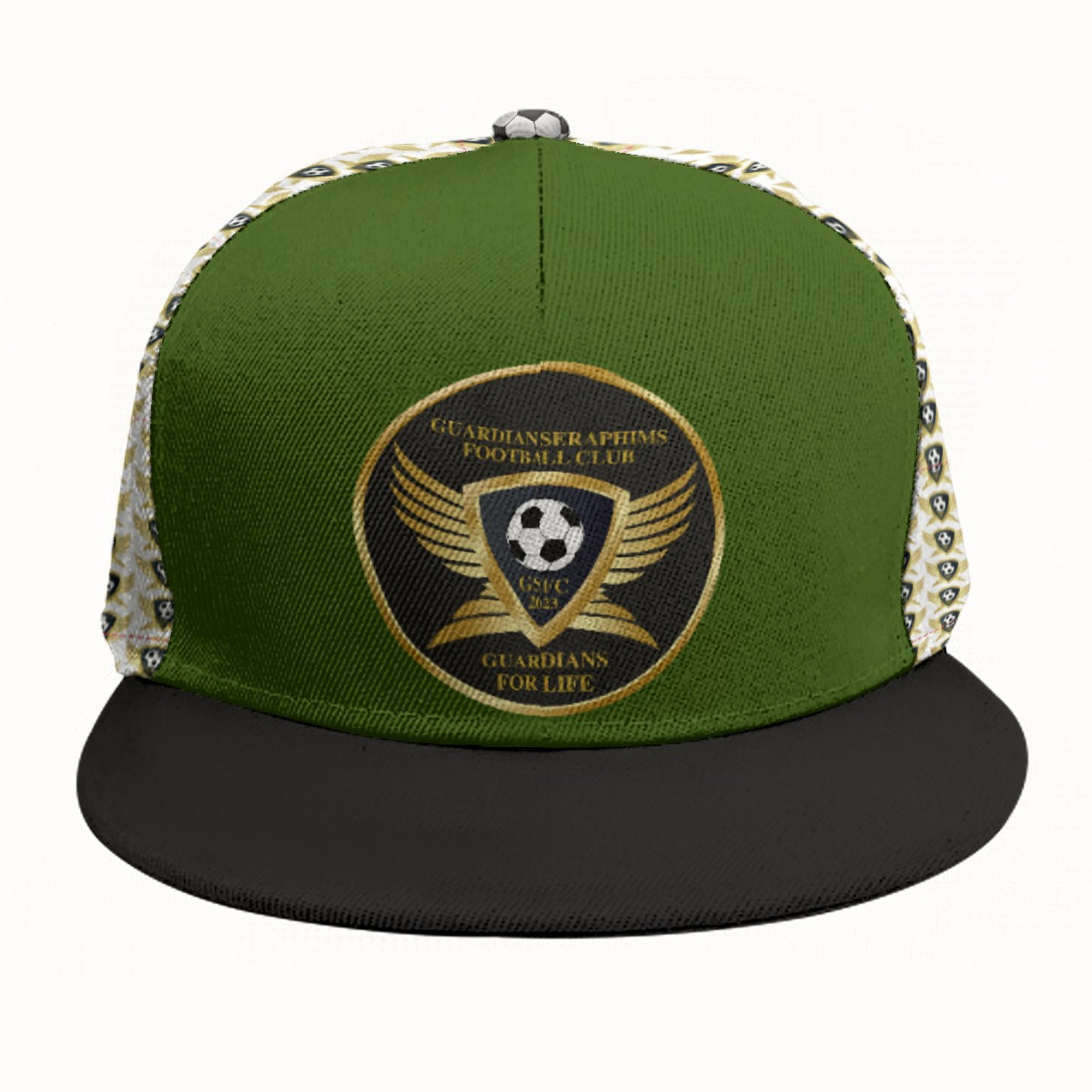 Baseball Cap, Golf Hat With Flat Brim, Guardian Seraphims by Graffeetti Footwear Co.