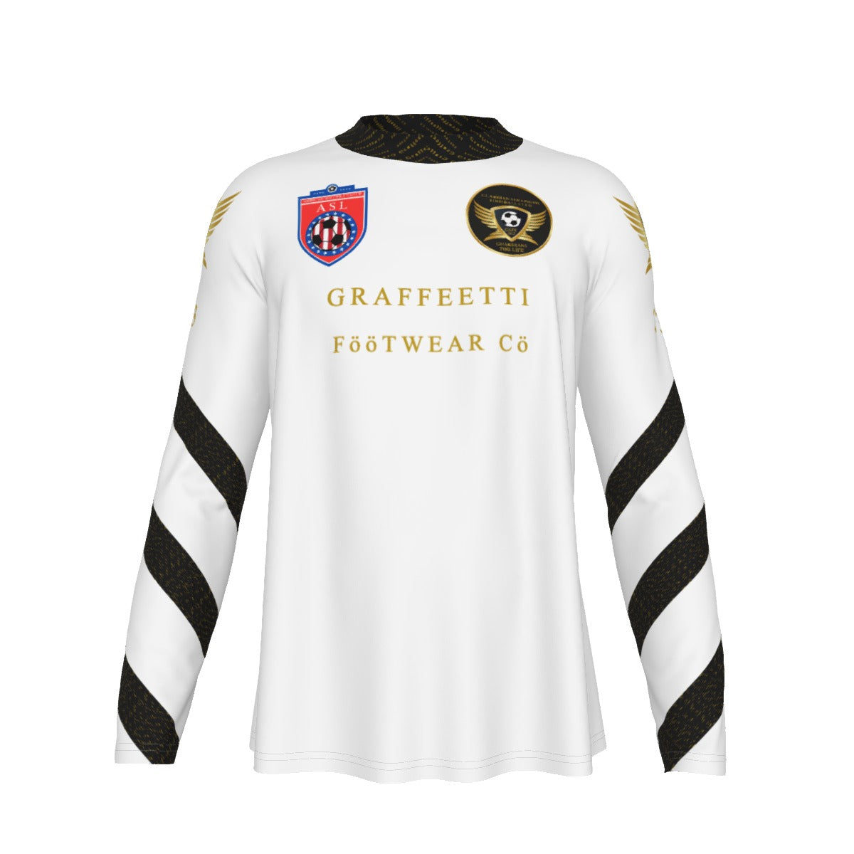 Long Sleeve Tight Surf Goalie Jersey, Guardian Seraphims by Graffeetti Footwear Co.