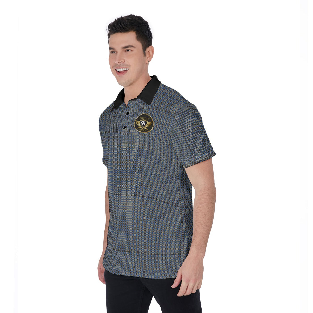 Men's Polo Shirt, Guardian Seraphims Team Shirt, Made by Graffeetti Footwear Co.