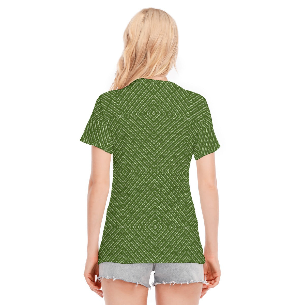 Women's T-Shirt Round Neck, Cotton Shirt, by Graffeetti Footwear Co.