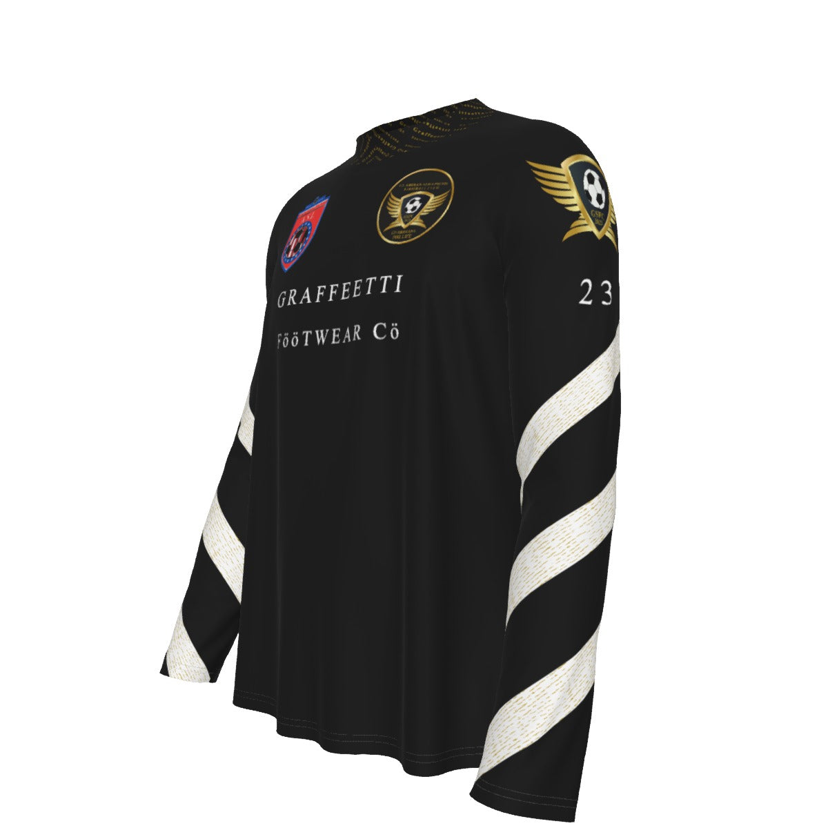 Long Sleeve Tight Surf Goalie Jersey, Guardian Seraphims FC by Graffeetti Footwear Co