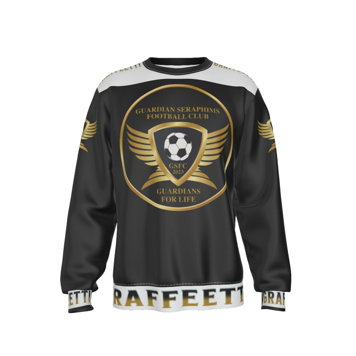 Heavy Fleece Sweatshirt, Guardian Seraphims FC Made by Graffeetti Footwear Co.