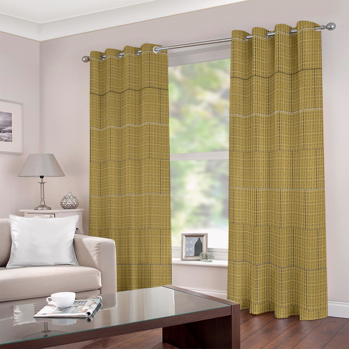 Grommet Curtains (Large Size) Made for Guardian Seraphims by Graffeetti Footwear Co.