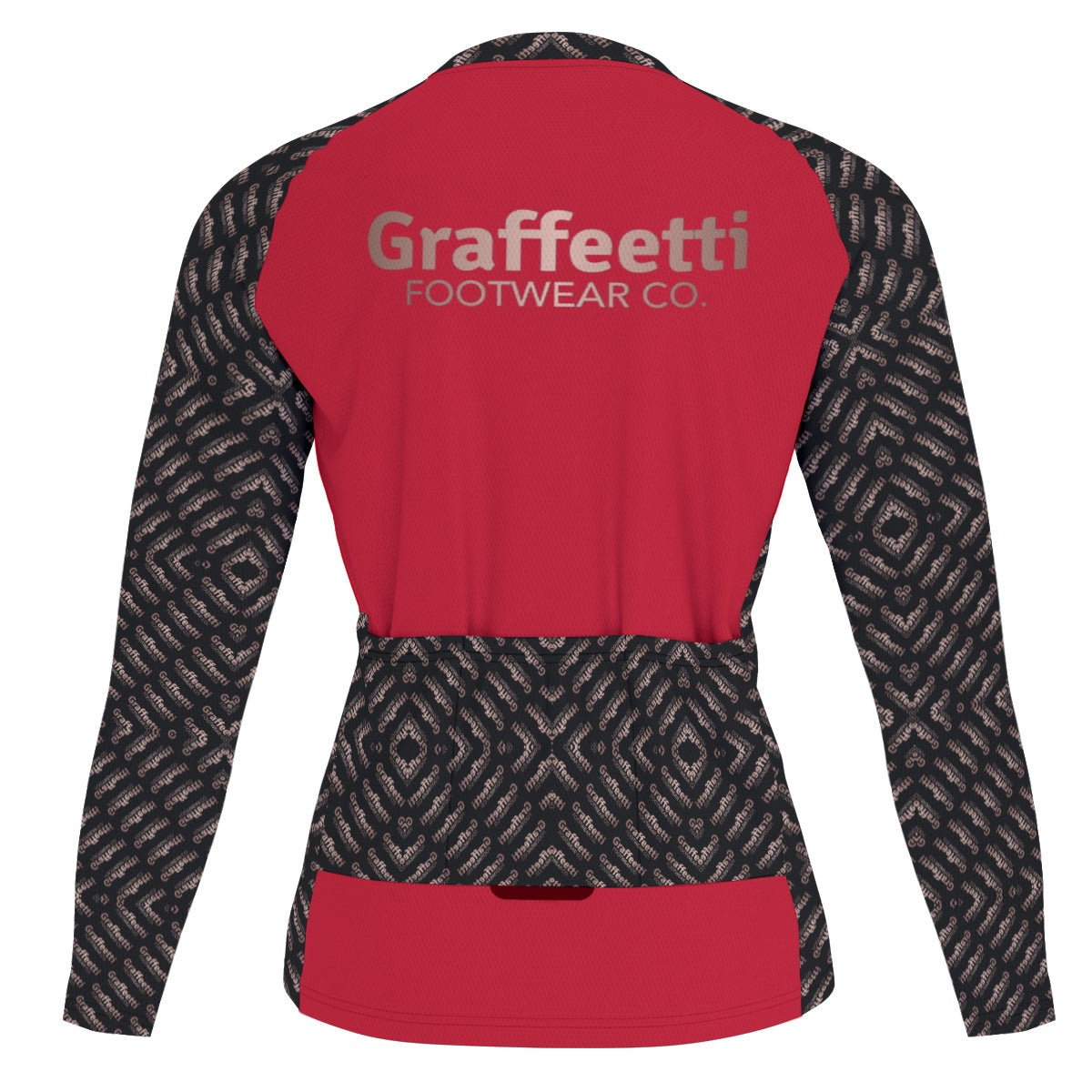 Raglan Men's Cycling Jersey With Long Sleeve, Graffeetti Footwear