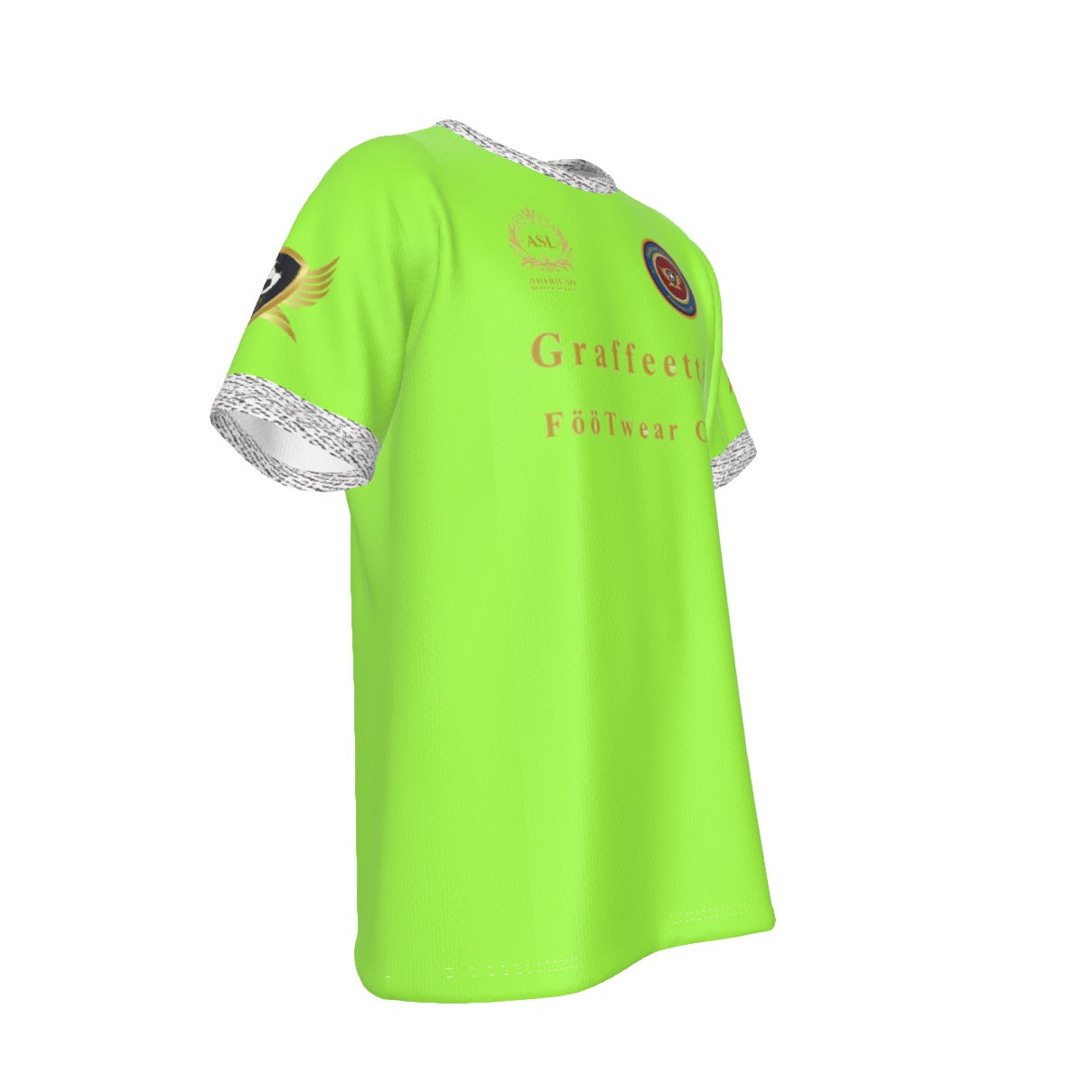 Men's T-shirt Microfiber, Activewear Sport Jersey, Guardian Seraphims FC, by Graffeetti Footwear Co