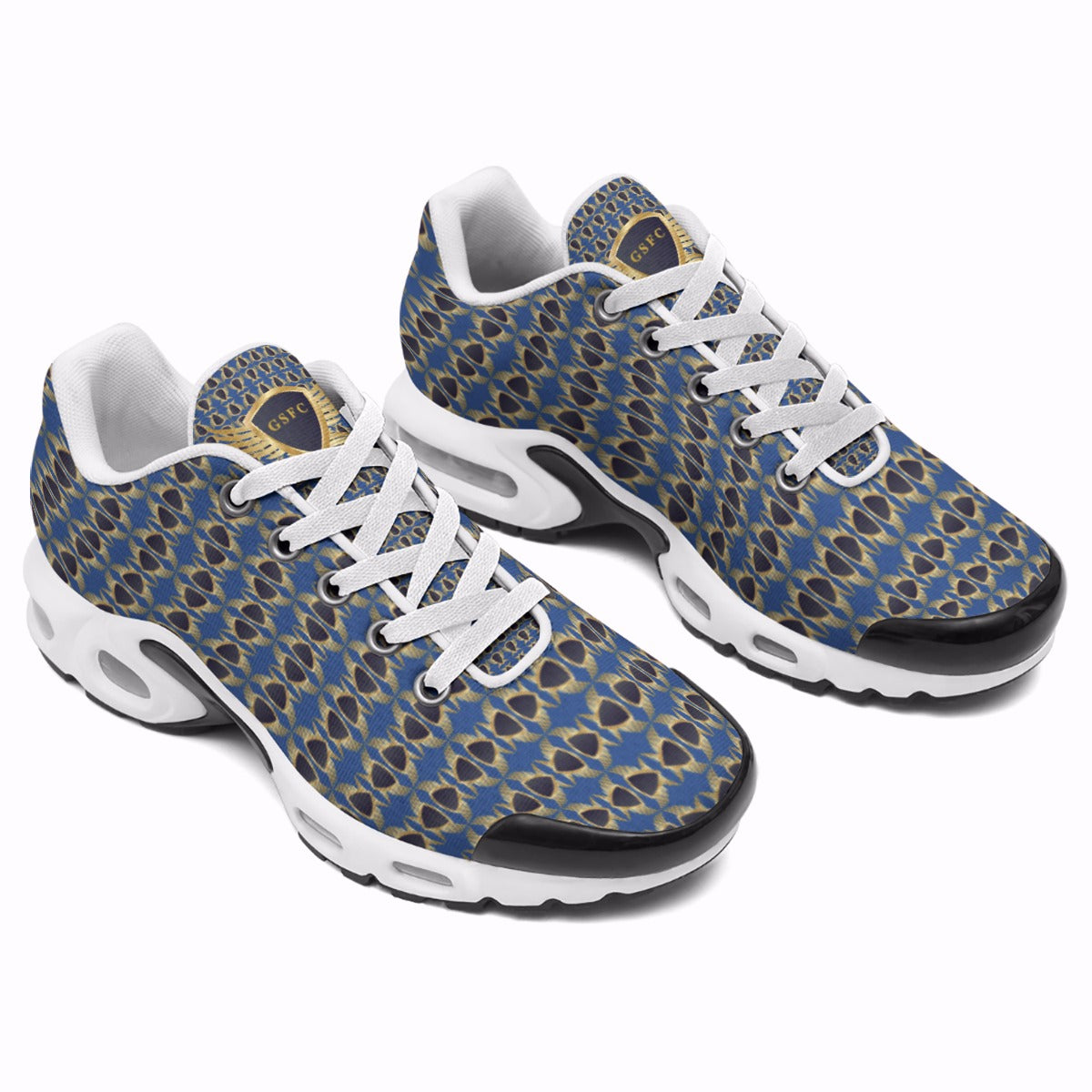 Air Cushion Sports Shoes, Unisex, Guardian Seraphims FC by Graffeetti Footwear Co. Blue