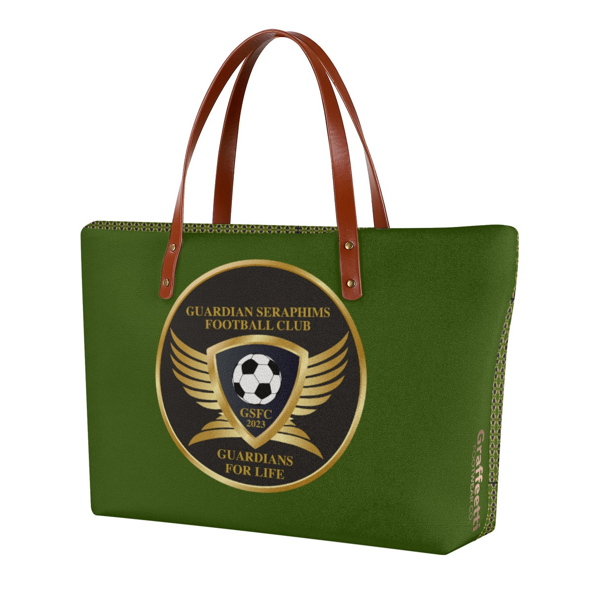 Women's Tote Bag | Diving Cloth, Book bag, Beach Bag, Shoulder Bag, Made for Guardian Seraphims FC by Graffeetti Footwear Co.