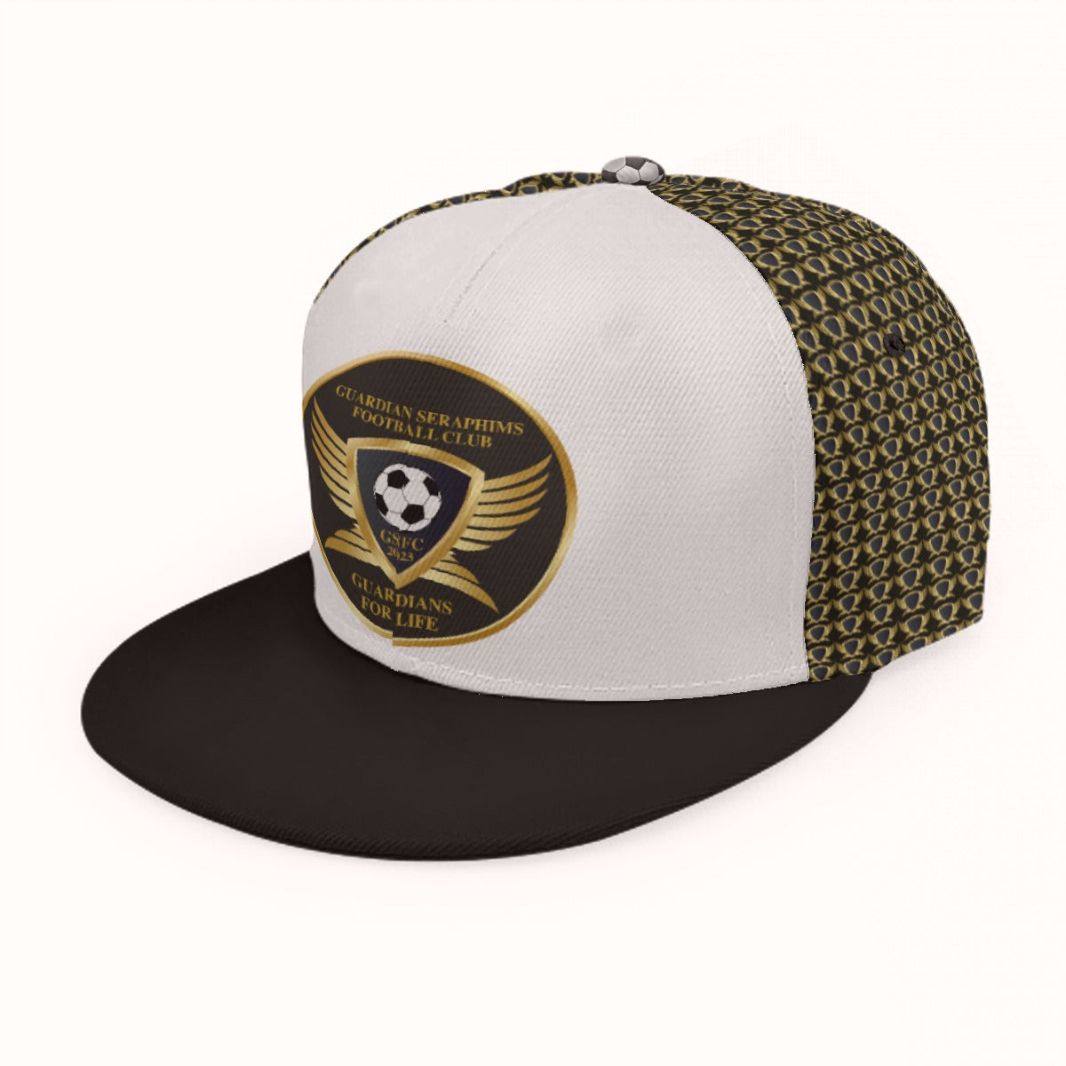 Baseball Cap, Golf Hat With Flat Brim, Guardian Seraphims FC by Graffeetti Footwear Co.