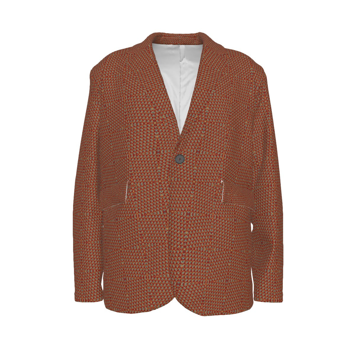 Men's Casual Blazer, Flat Lapel Collar, 100% Cotton Sports Jacket, Graffeetti Footwear Co., Limited Edition