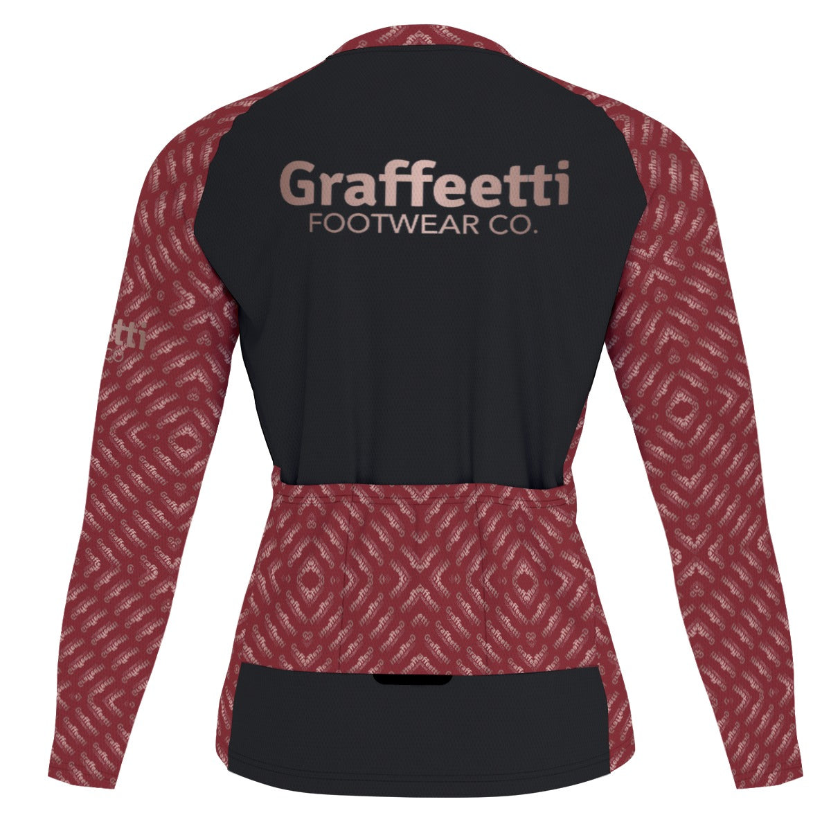 Raglan Men's Cycling Jersey With Long Sleeve, Graffeetti Footwear