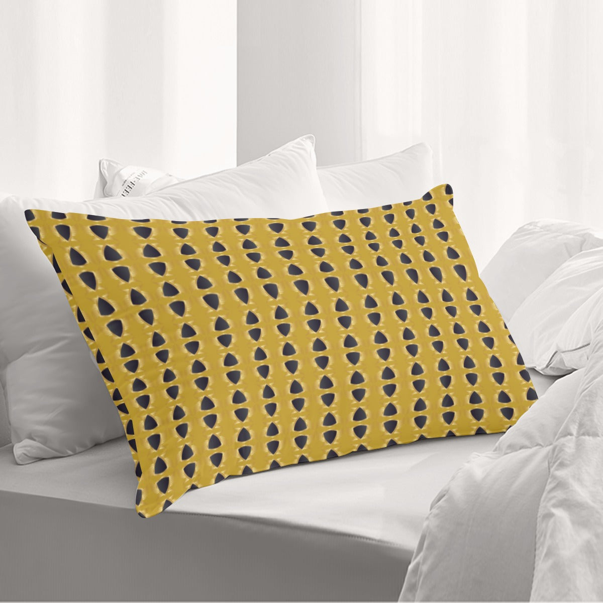 Double Side Printing Pillow Cover（1PC）Accent Pillow Case for Guardians Seraphims by Graffeetti Footwear Co. in Gold