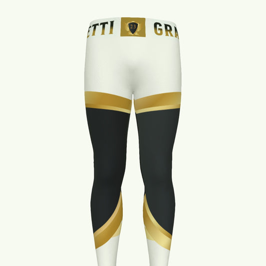 Men's leggings, Goalie Pants for Guardian Seraphims FC, made by Graffeetti Footwear Co.