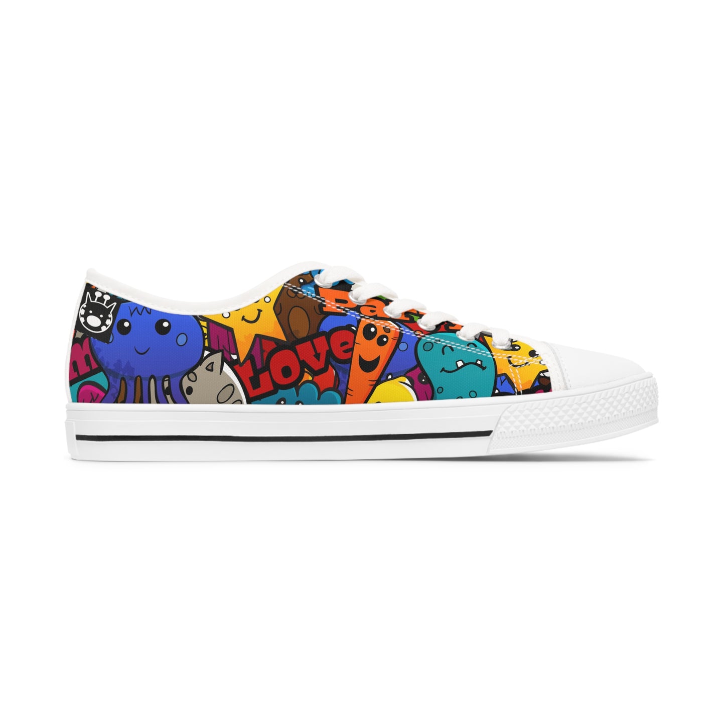 Converse Low Profile Unisex Sneaker by Graffeetti Footwear, Converse Profile Sneakers