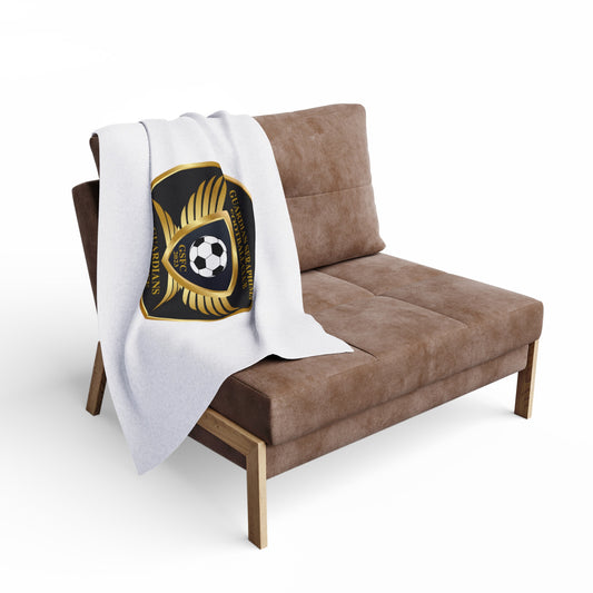 Arctic Fleece Blanket 3 Sizes, Guardian Seraphims FC Stadium Blankets, made for Graffeetti Footwear Co.