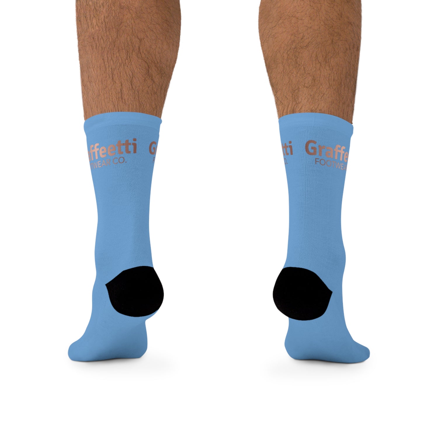 Socks, Recycled Poly Socks, by Graffeetti Footwear Signature Mid Size Compression Socks, Universal Gender., FREE SHIPPING, ECO-Friendly Sock