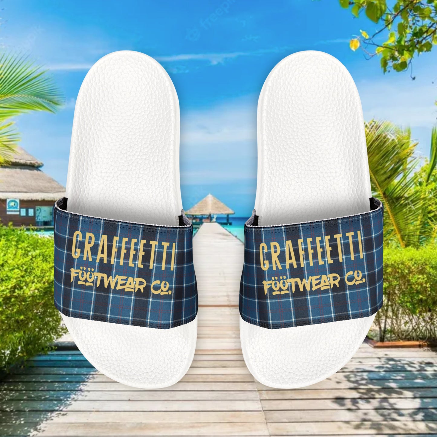 Unisex Flip Flop, Sandal Slides made by Graffeetti Footwear Co.